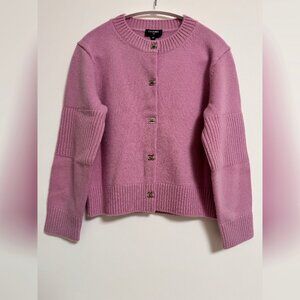 Chanel Pink Cashmere Wool Cardigan